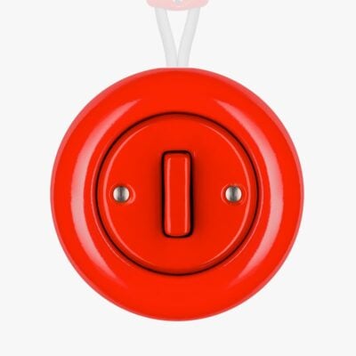 Katy Paty Colona Surface Mounted red porcelain light witch