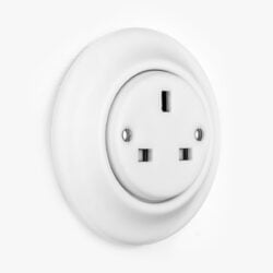 Katy Paty Roo Alba matt plug socket