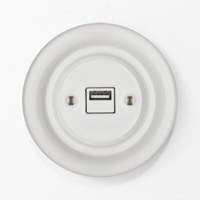 Ceramics from Swtch Katy Paty Roo USB charger in white