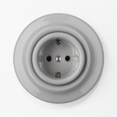 Katy Paty Roo Grey Neutrals Euro Socket