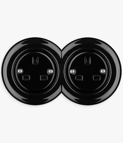 Katy Paty Roo Nigra black unswitched socket