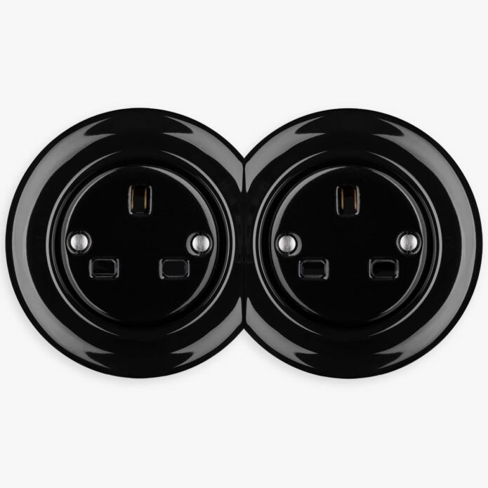 Katy Paty Roo Nigra black unswitched socket