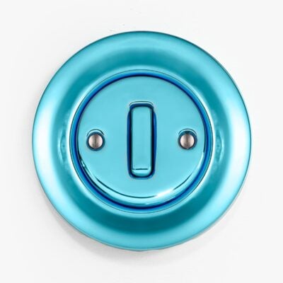 Katy Paty ROO CALEDO light switch in iridescent blue