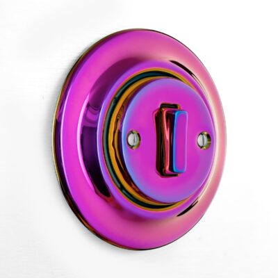 Katy Paty ROO VIOLEDO light switch in iridescent pink