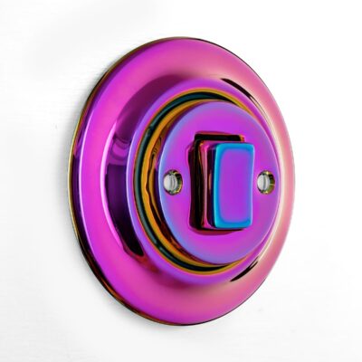 Katy Paty ROO VIOLEDO light switch in iridescent pink