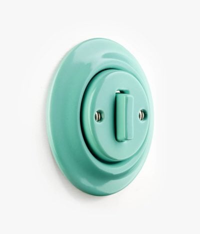 Katy Paty Pnoe mint coloured light switch
