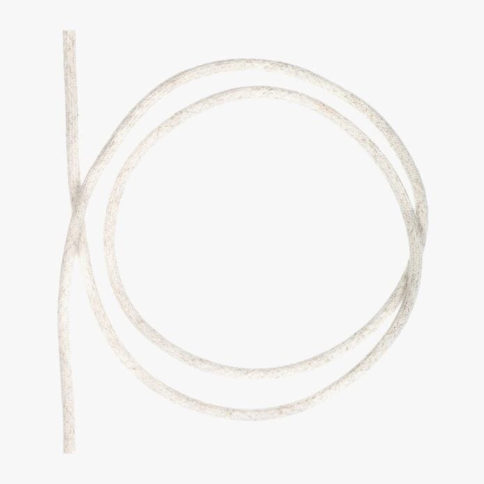 Katy Paty textile braided cable, natural