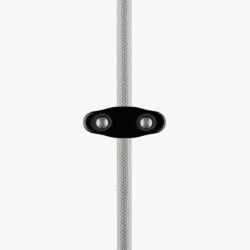 Katy Paty black porcelain cable clip