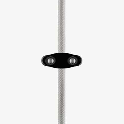 Katy Paty black porcelain cable clip