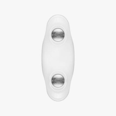 Porcelain clips for Katy Paty 9mm cable, white