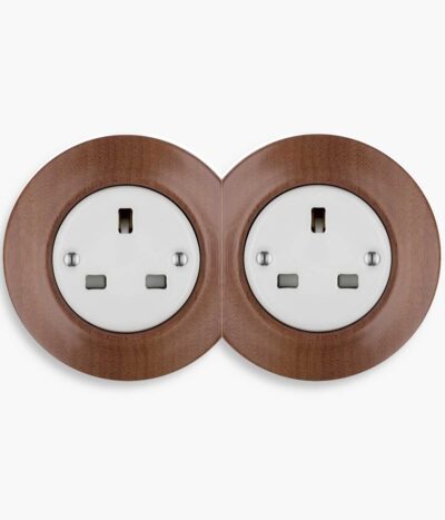 Roo Lignum Walnut Double Unswitched