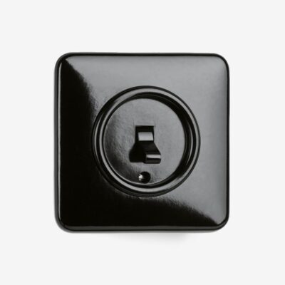THPG Bakelite toggle light switch, square