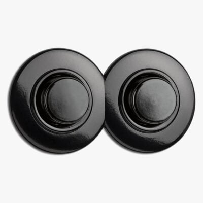 Bakelite Double Dimmer, round