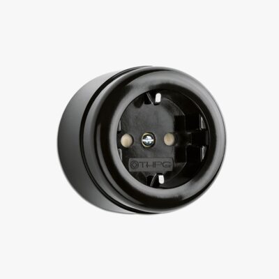 THPG Bakelite Surface mounted European socket