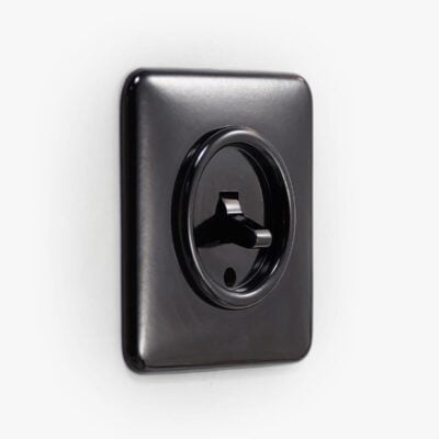 THPG Bakelite toggle light switch, square