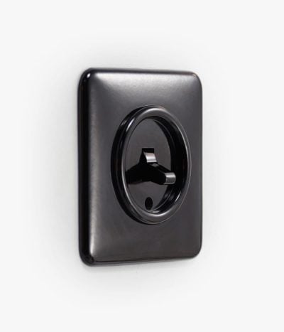 THPG Bakelite toggle light switch, square